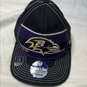 Reebok Black and Purple Ravens Hat